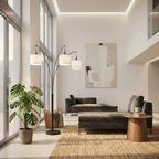Royal 3-Arm Metal Arc Floor Lamp