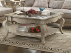 Chelmsford Clear Glass & Antique Coffee Table