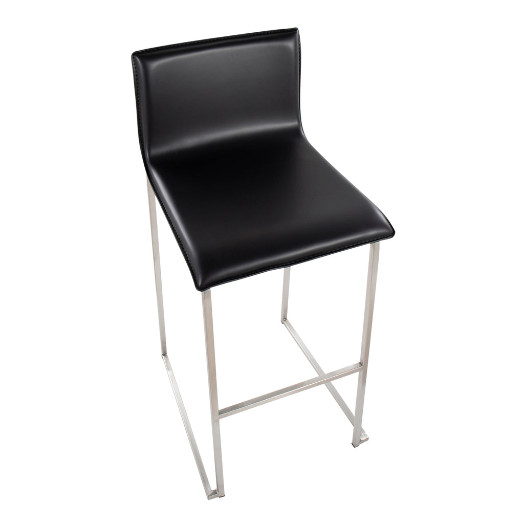 Contemporary Barstool in Stainless Steel