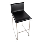 Contemporary Barstool in Stainless Steel