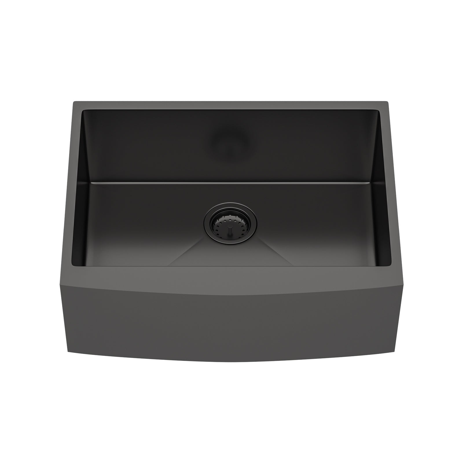 27 Inch Gunmetal Black Farmhouse Kitchen Sink