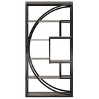 70.47" Height Industrial 5-Tier Vintage Etagere Bookcase