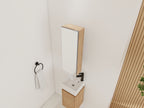 10" Bathroom Mirror Cabinet with Storage