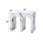 Fritzy Engineered Stone End Table