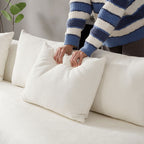 134.63'' Oversized L-Shape Sectional Sofa with Ottoman