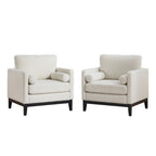 35.4" Wide Modern Farmhouse Performance Accent Chair