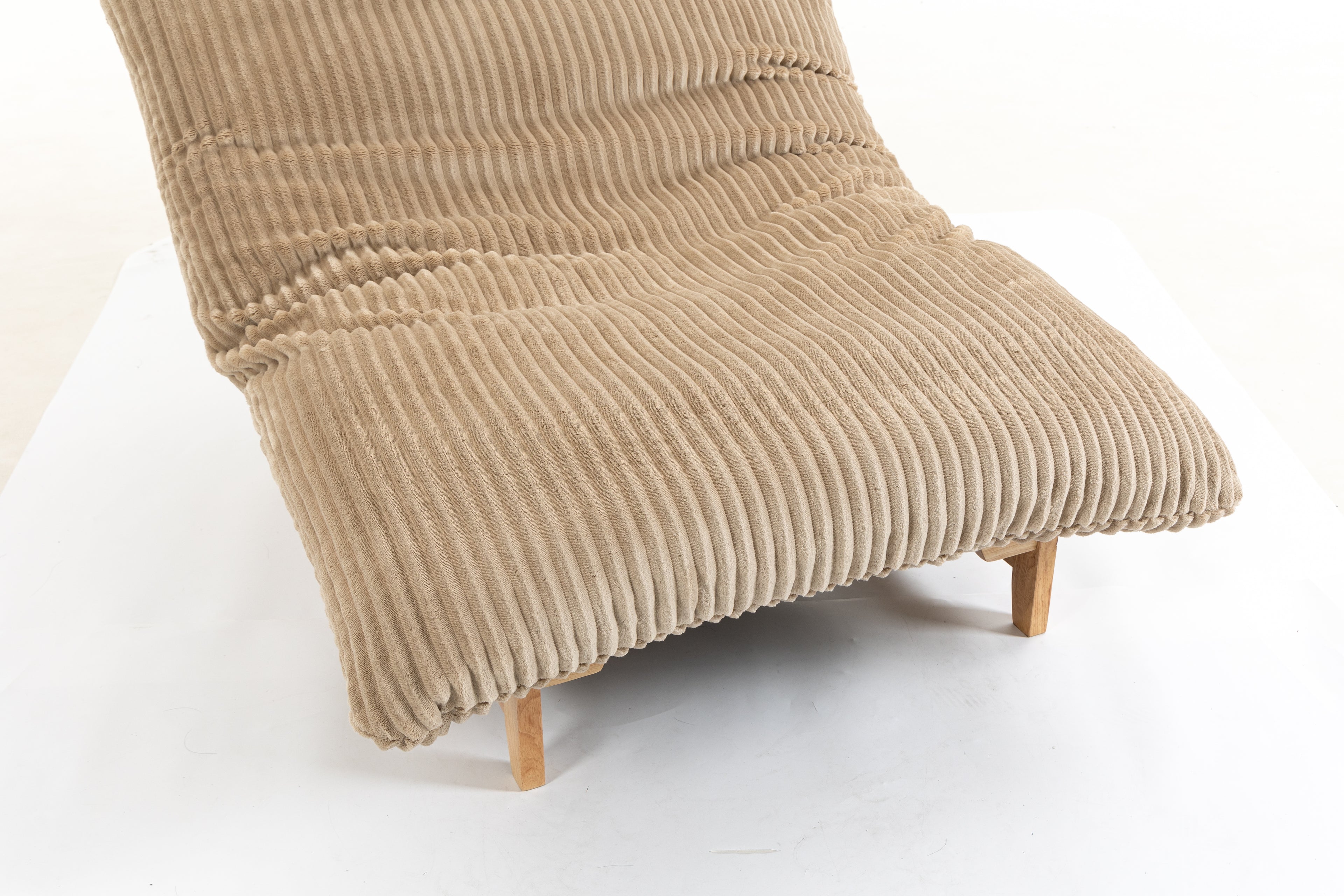 Bean Bag Chair for Adults with Solid Wood Frame
