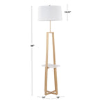 Shelf Contemporary Floor Lamp