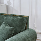 86" Modern 3-Seater Sofa with Rolled Arms