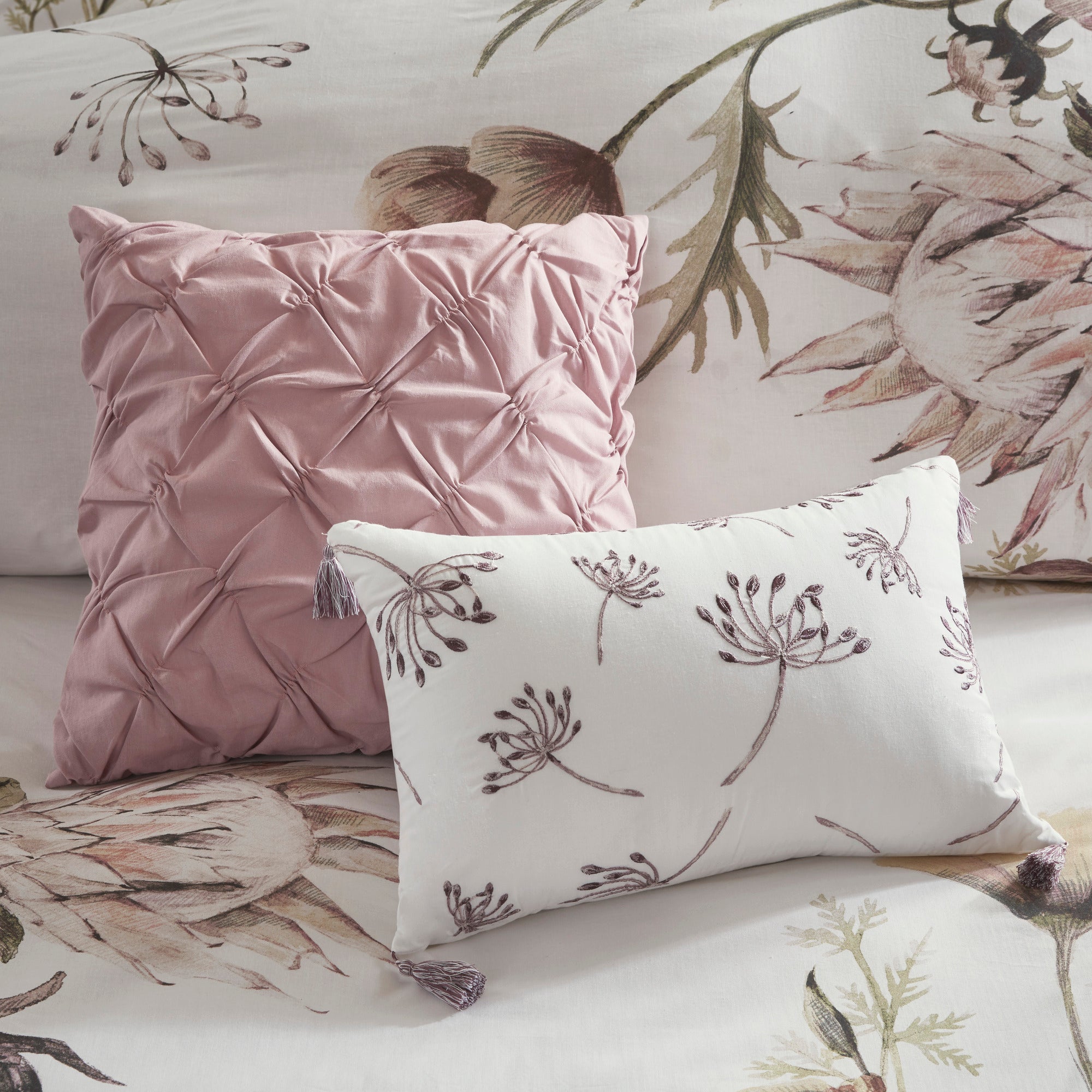8 Piece Cotton Printed Comforter Set