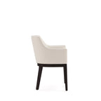 Gansevoort Wood Vegan Leather Armchair
