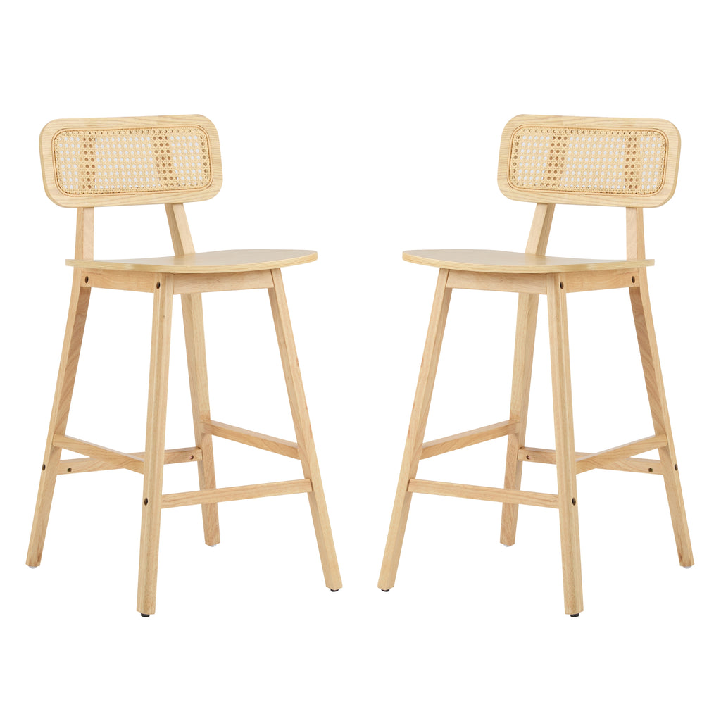Bari Indoor Wood Barstool