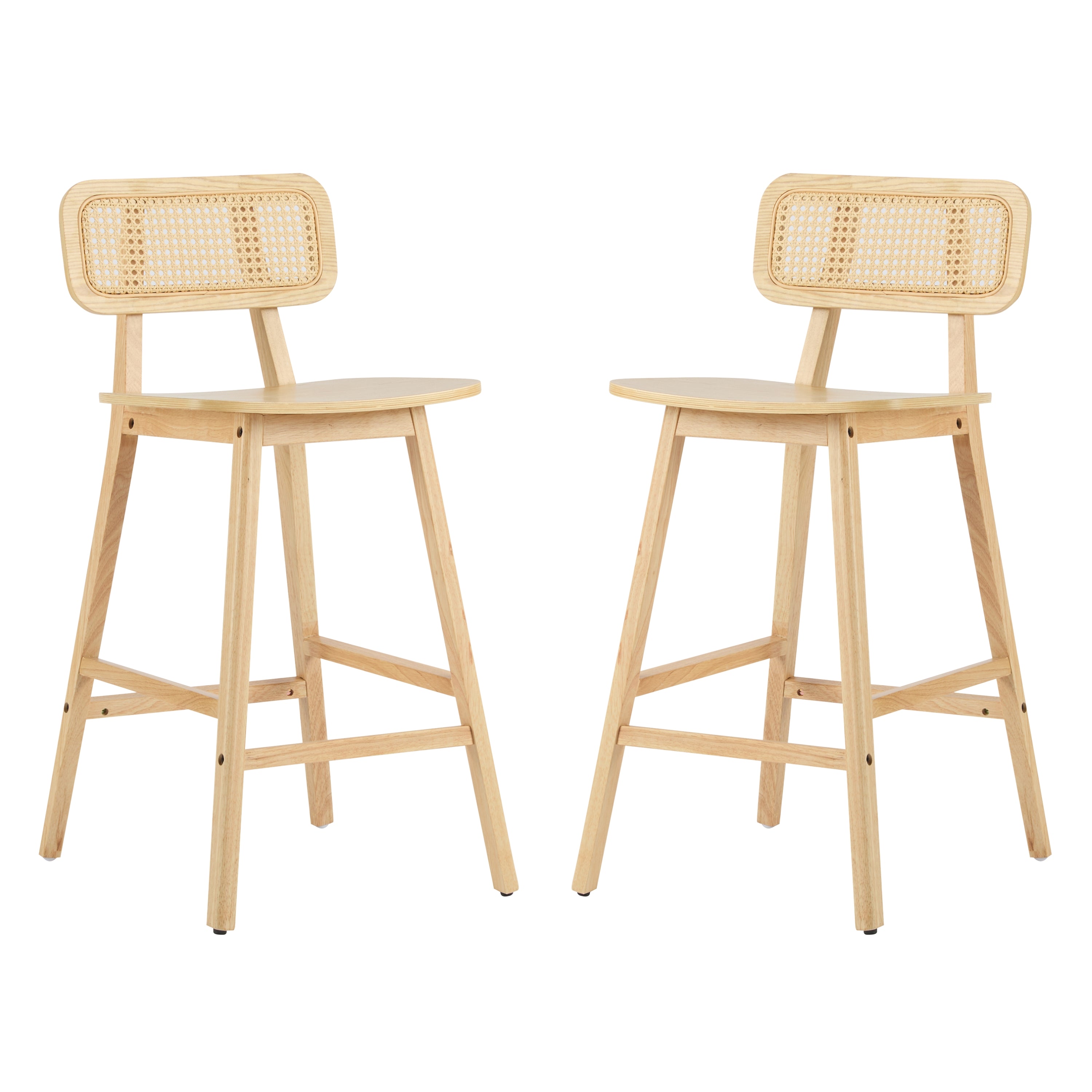 Bari Indoor Wood Barstool