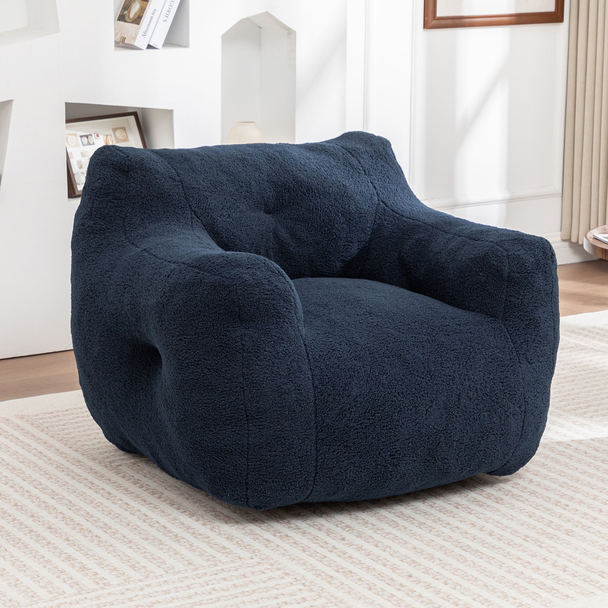 Bean Bag Chair with Armrests