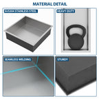 13" x 25" Stainless Steel Shower Niche Double Shelf