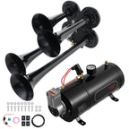 Train Horns Kit with 4 Trumpets