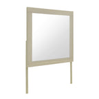 Elsa Natural Finish Large Scale Vanity Mirror