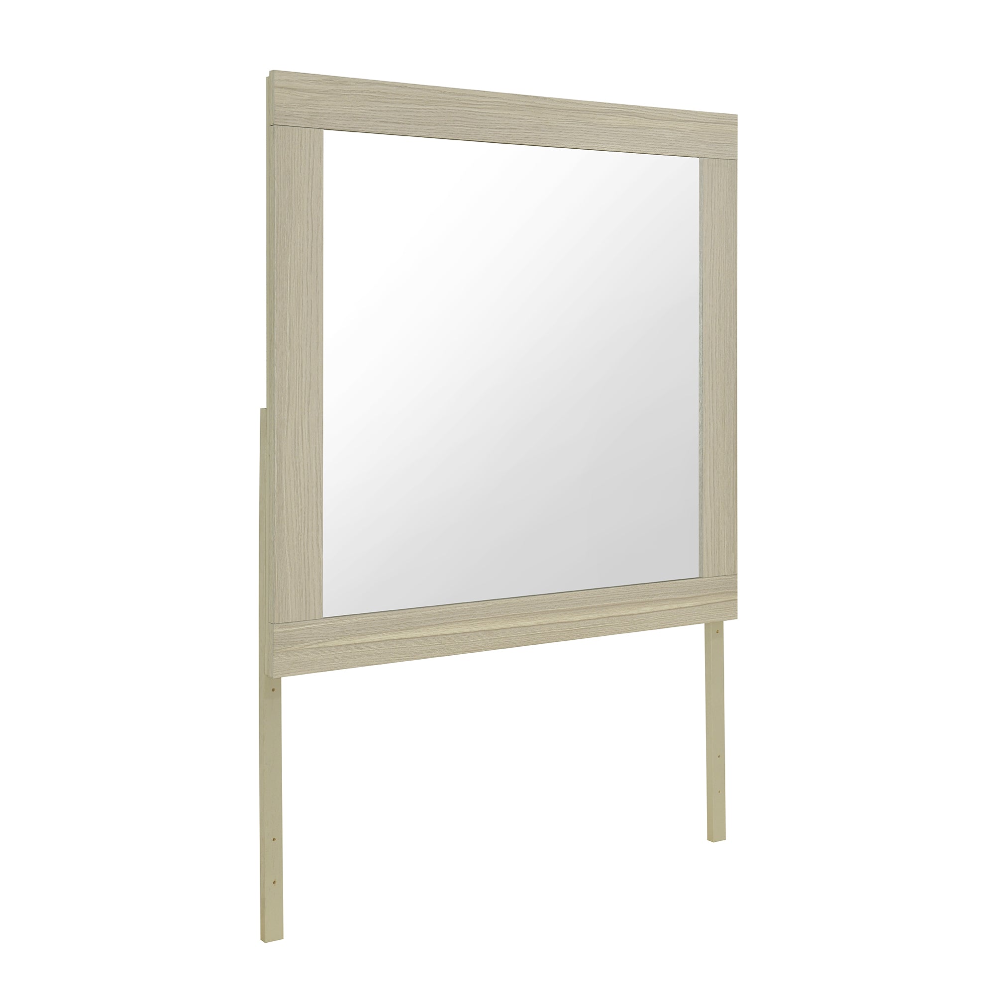Elsa Natural Finish Large Scale Vanity Mirror