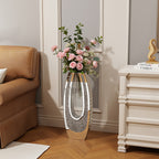 24.01" U-Shaped Floor Vase