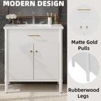 30 Inches Bathroom Vanity with Sink