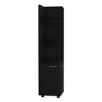 Corner Cabinet 62" Tall with 3-Tier Shelf and 2-Door