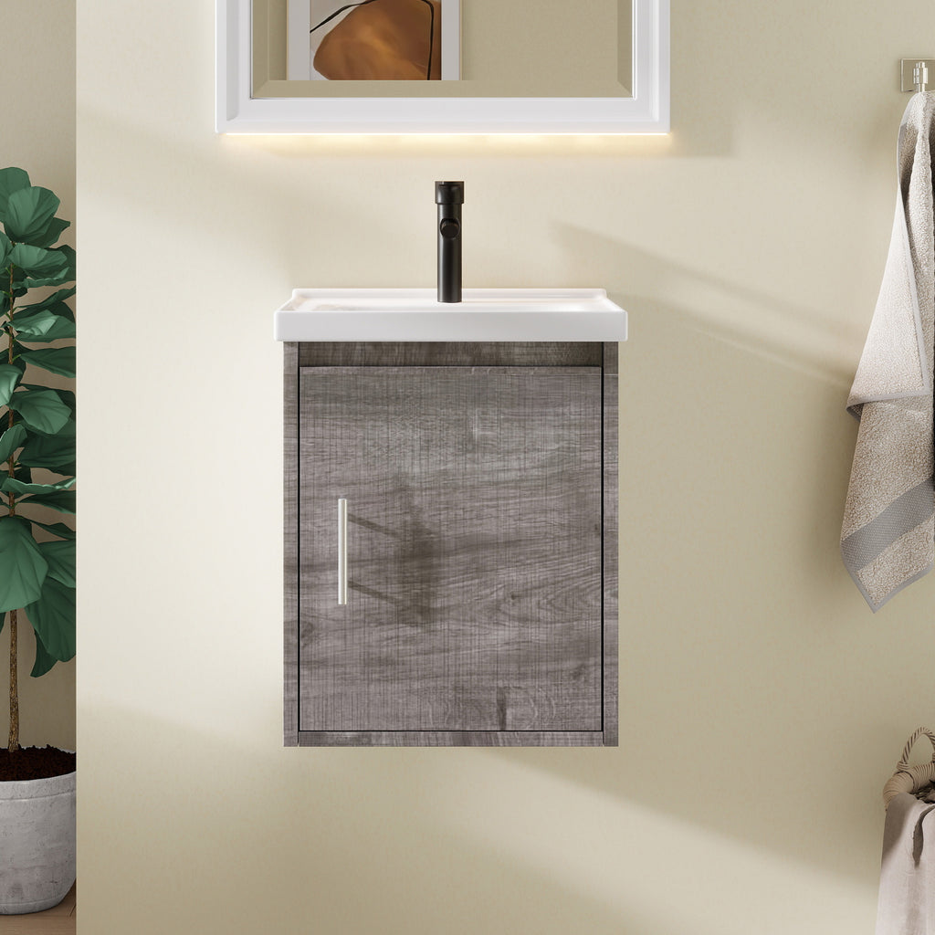 16" Floating Bathroom Vanity