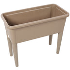 2-Piece Raised Garden Bed with Ventilated Greenhouse Lid
