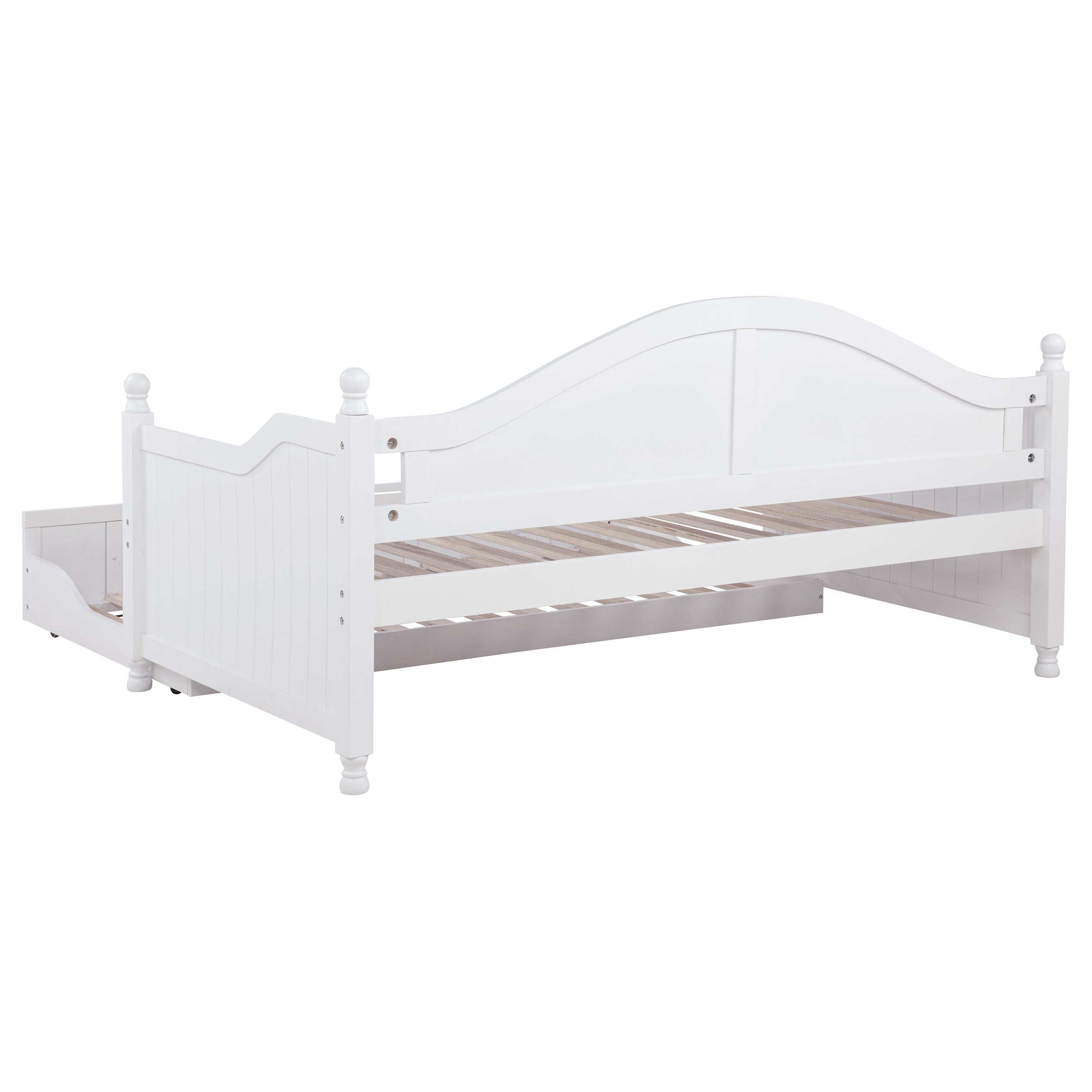 White Twin Daybed with Trundle