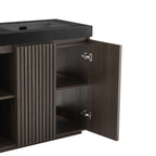 Galan 60" Smoked Bathroom Vanity