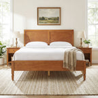 Queen Size Wood Platform Bed Frame