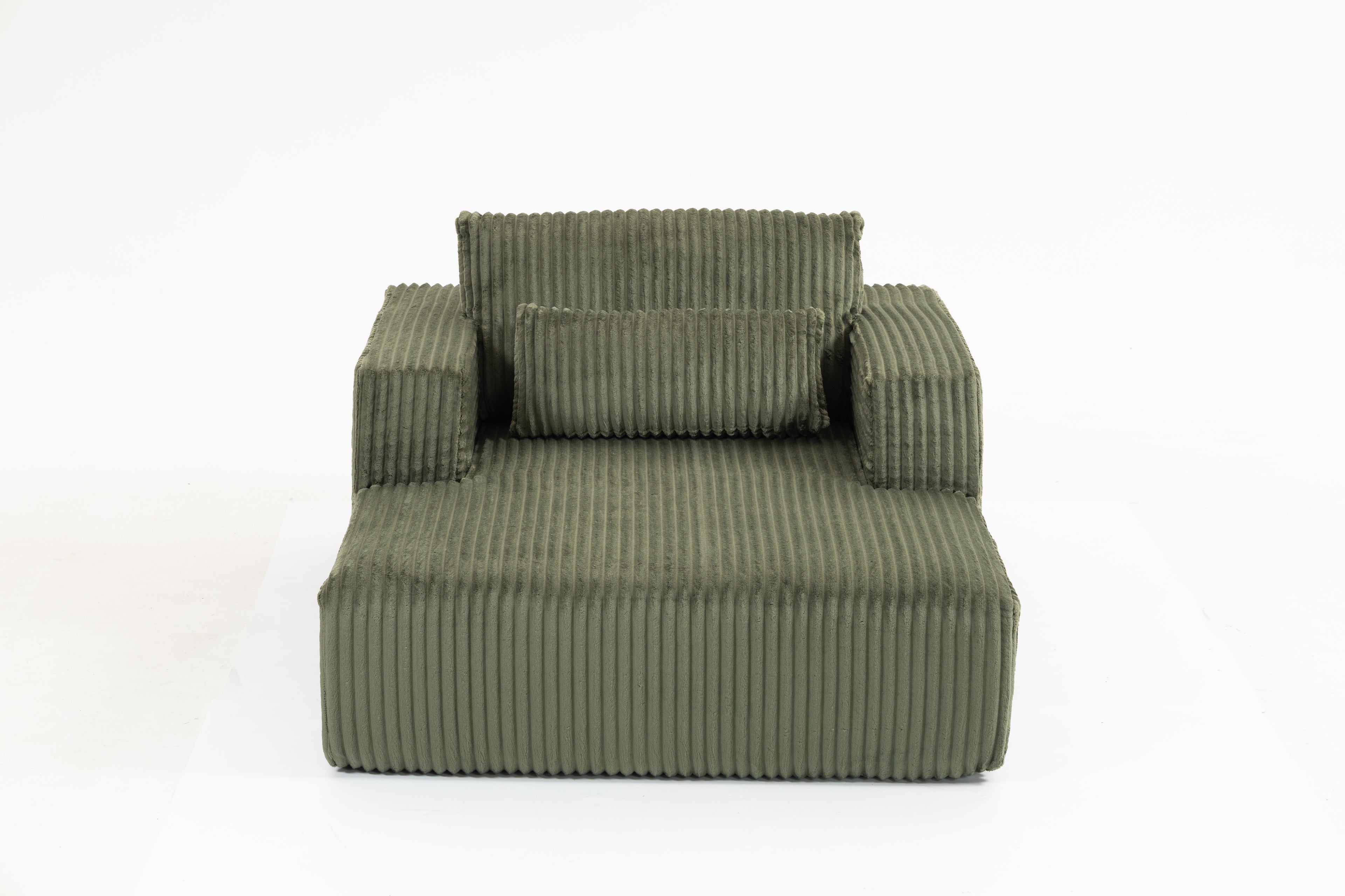 Sofa Bed - 62.6" x 48.23" Compressed Couch with Lumbar Pillows