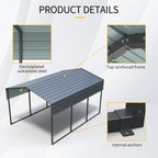 Outdoor Carport - 10 X 15 FT Heavy Duty Canopy
