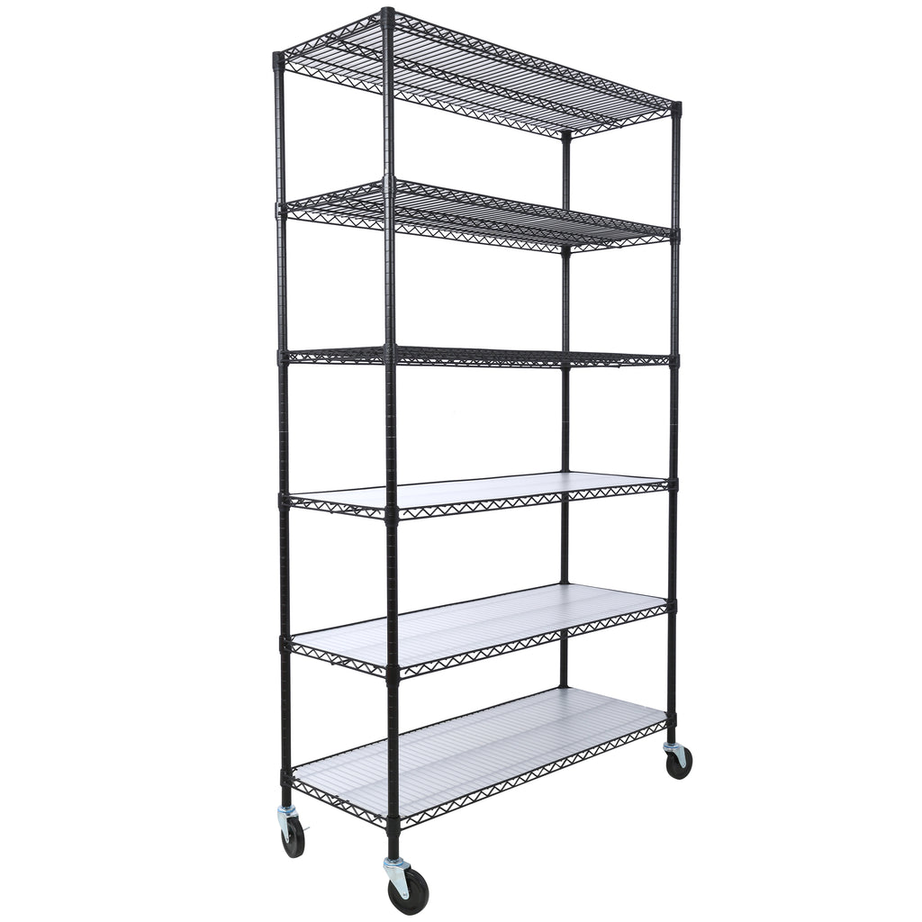 6 Tier 6000lbs Capacity NSF Metal Shelf Wire Shelving Unit