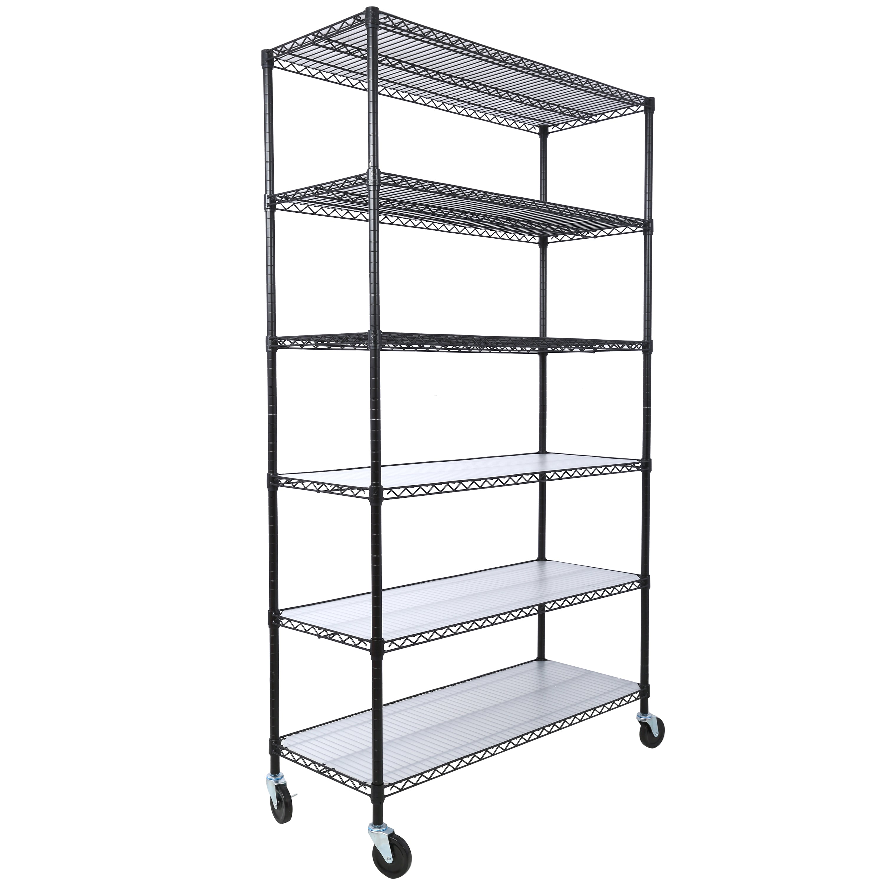 6 Tier 6000lbs Capacity NSF Metal Shelf Wire Shelving Unit