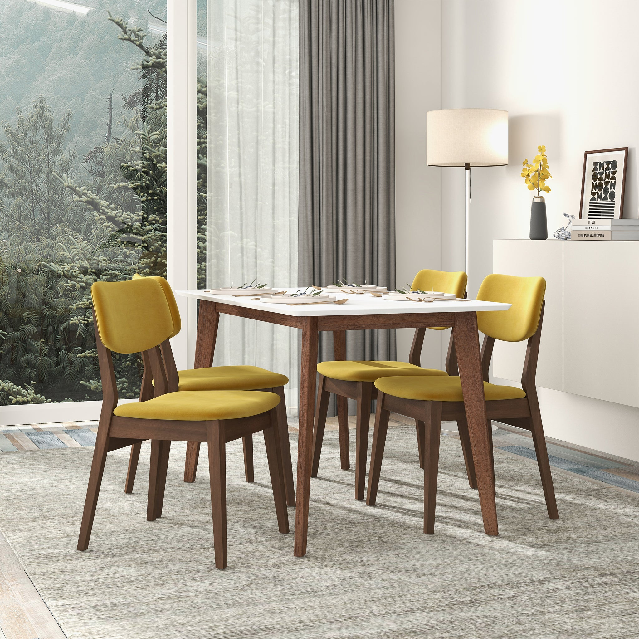 Carlos Dark Dining Chairs - Set of 2