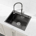Stainless Steel Kitchen Sink, 23″x19″ Single Bowl, Undermount