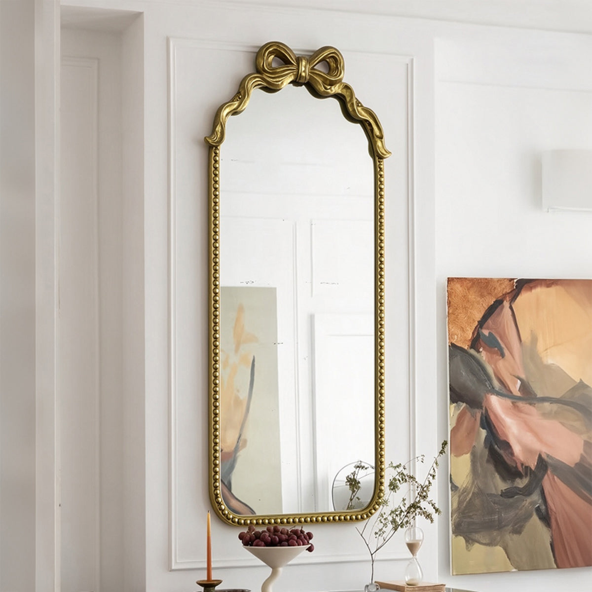Gold Ornate Full-Length Mirror (61.8")