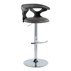 Contemporary Adjustable Barstool with Swivel