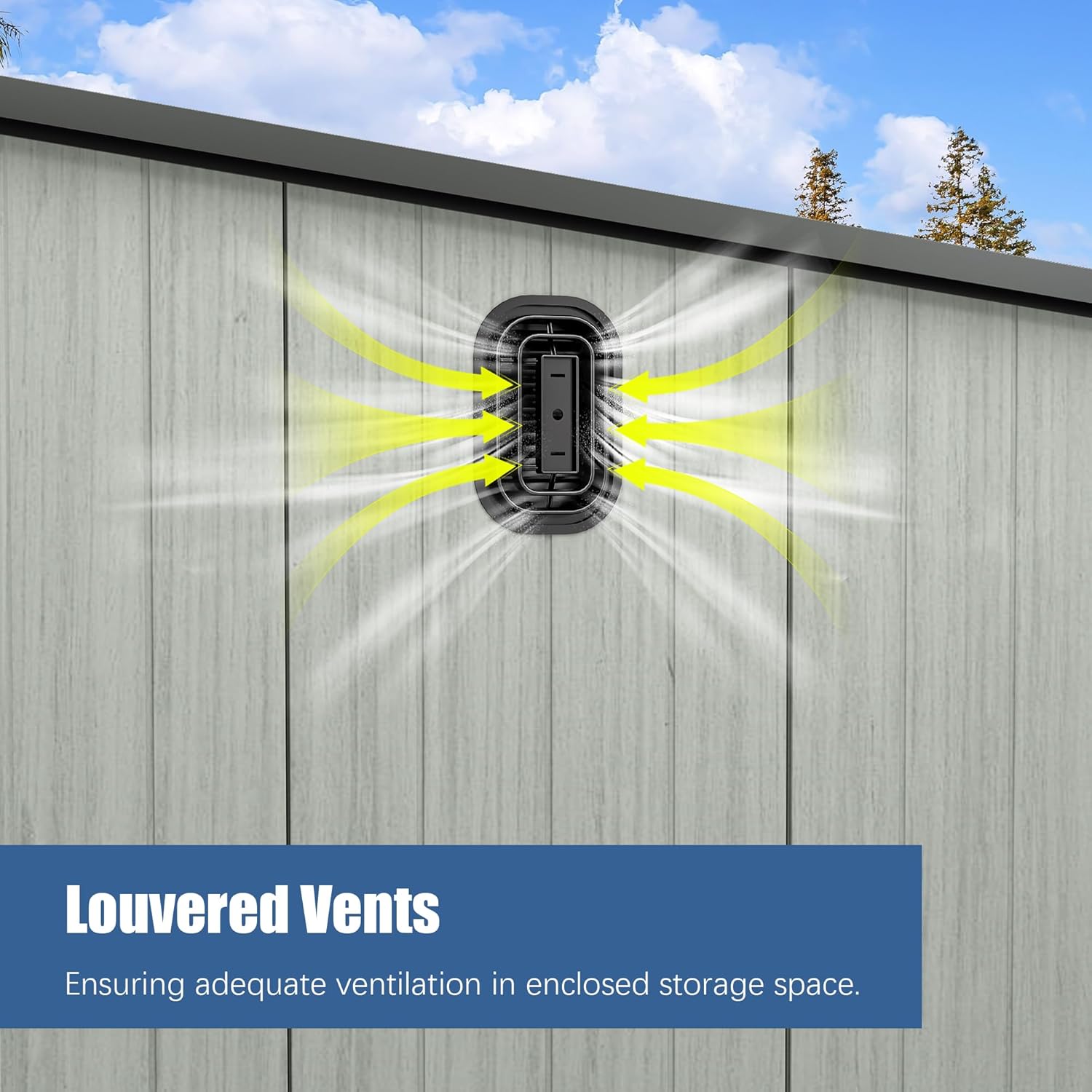 6x11FT Outdoor Resin Storage Shed