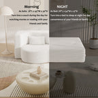 Modern Floor Sofa with 2 Pillows