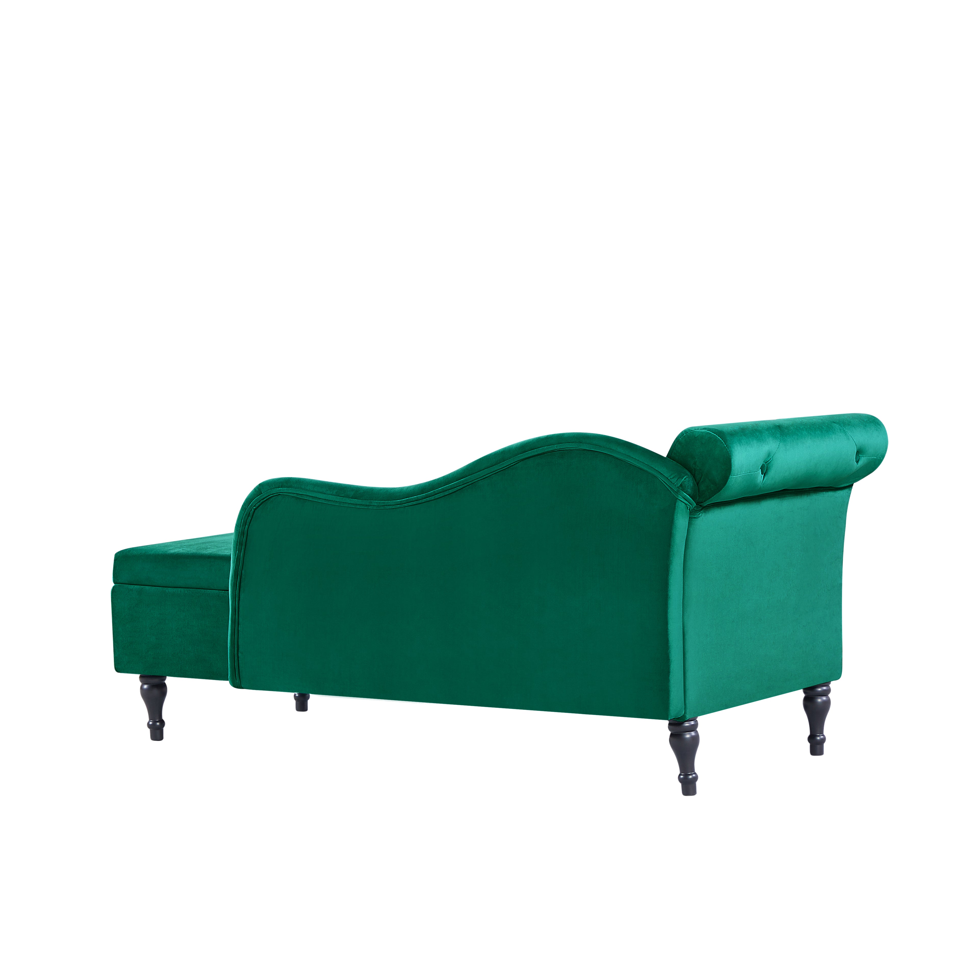 Aijia 60" Velvet Multifunctional Storage Chaise Lounge
