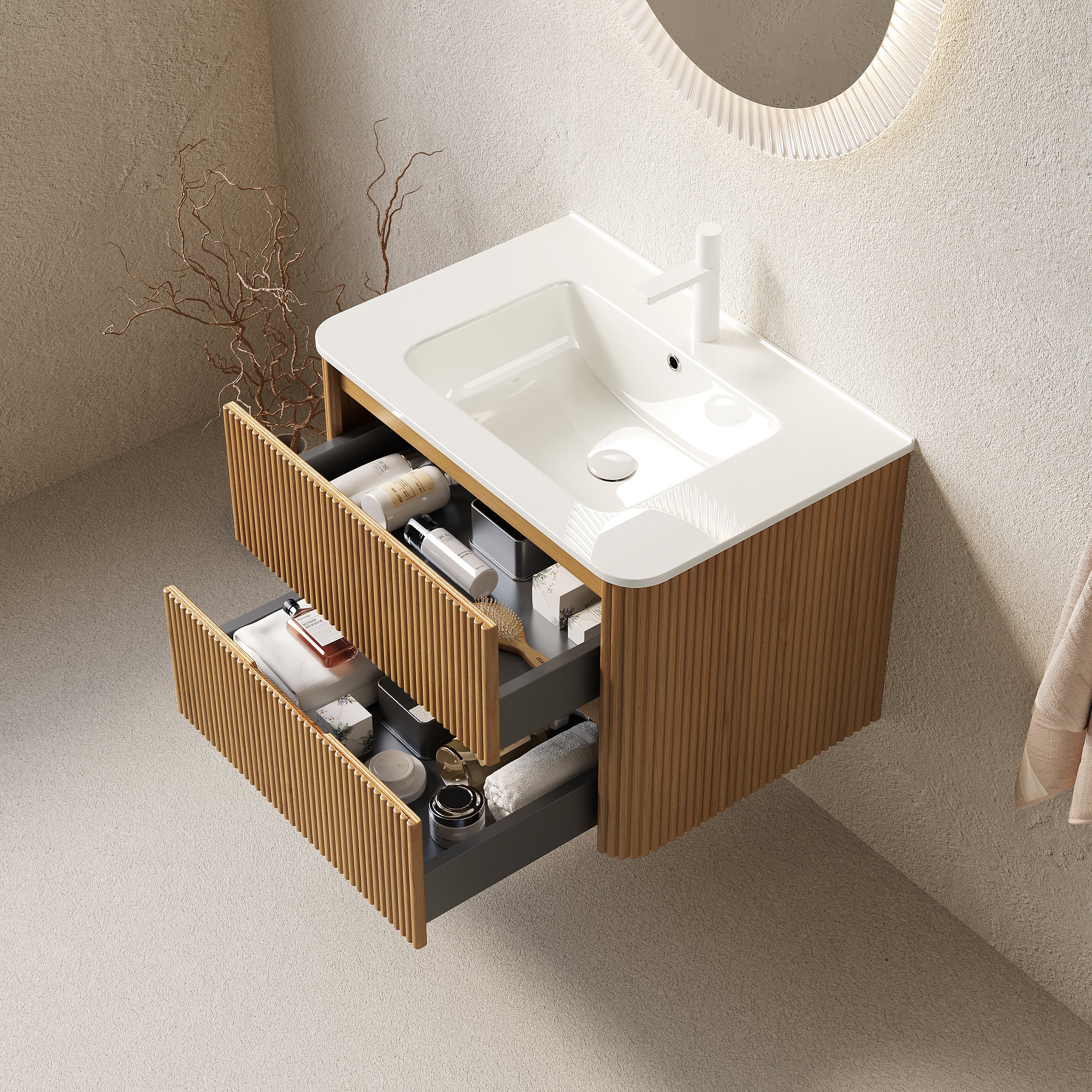Noor 30" Bathroom Vanity with Sink
