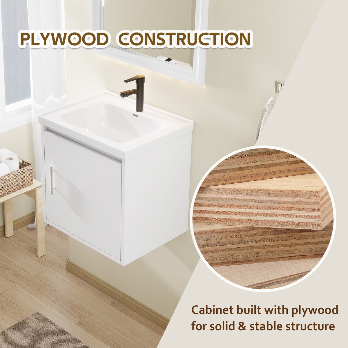 20" Floating Bathroom Vanity