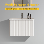 Etna 24" Striped Soft Bathroom Vanity