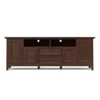 Amherst 72 Inch Wide Solid Wood TV Stand in Russet