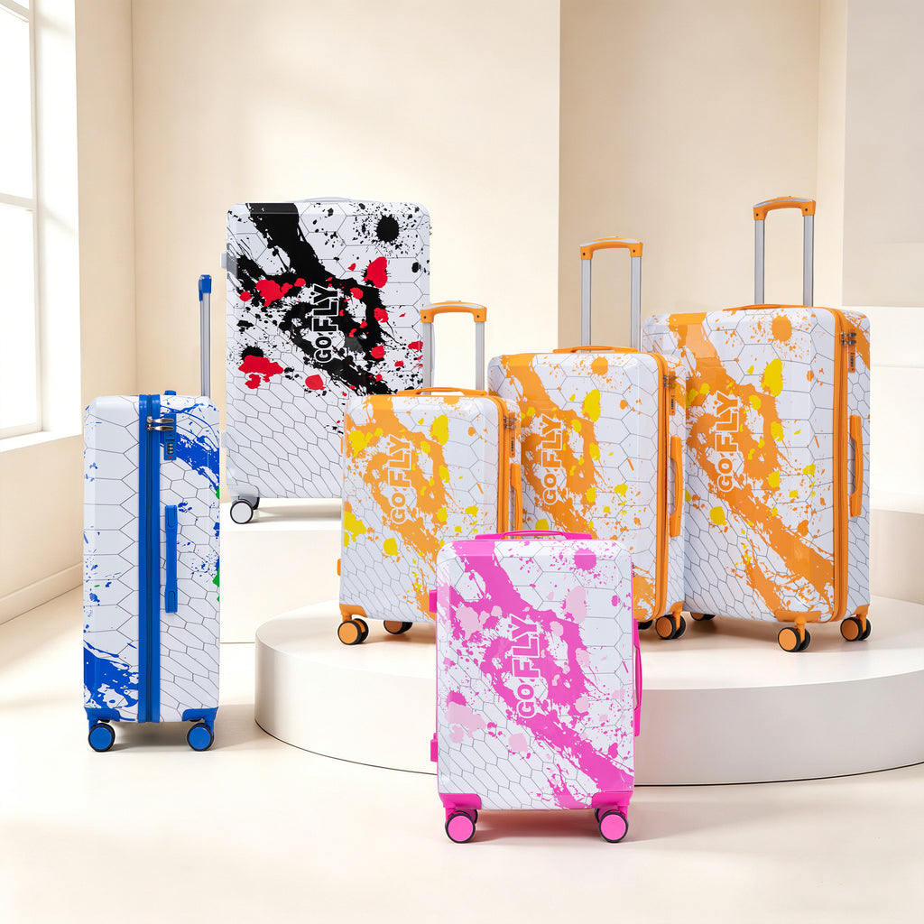 20"/24"/28" 3-Piece PC Spinner Wheel Luggage Set
