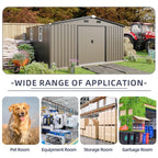 Campcraft 10x12ft Color Steel Storage Shed
