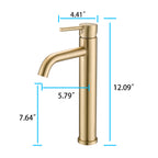 Modern Single Hole Bathroom Sink Faucet