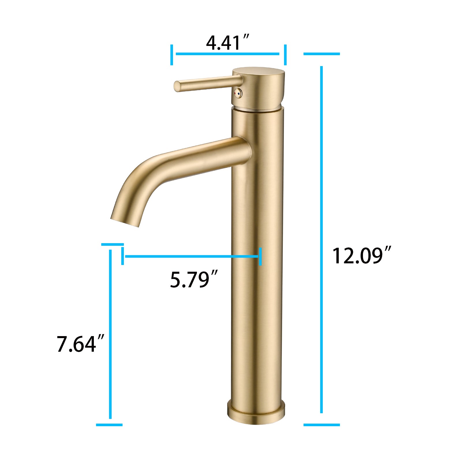 Modern Single Hole Bathroom Sink Faucet