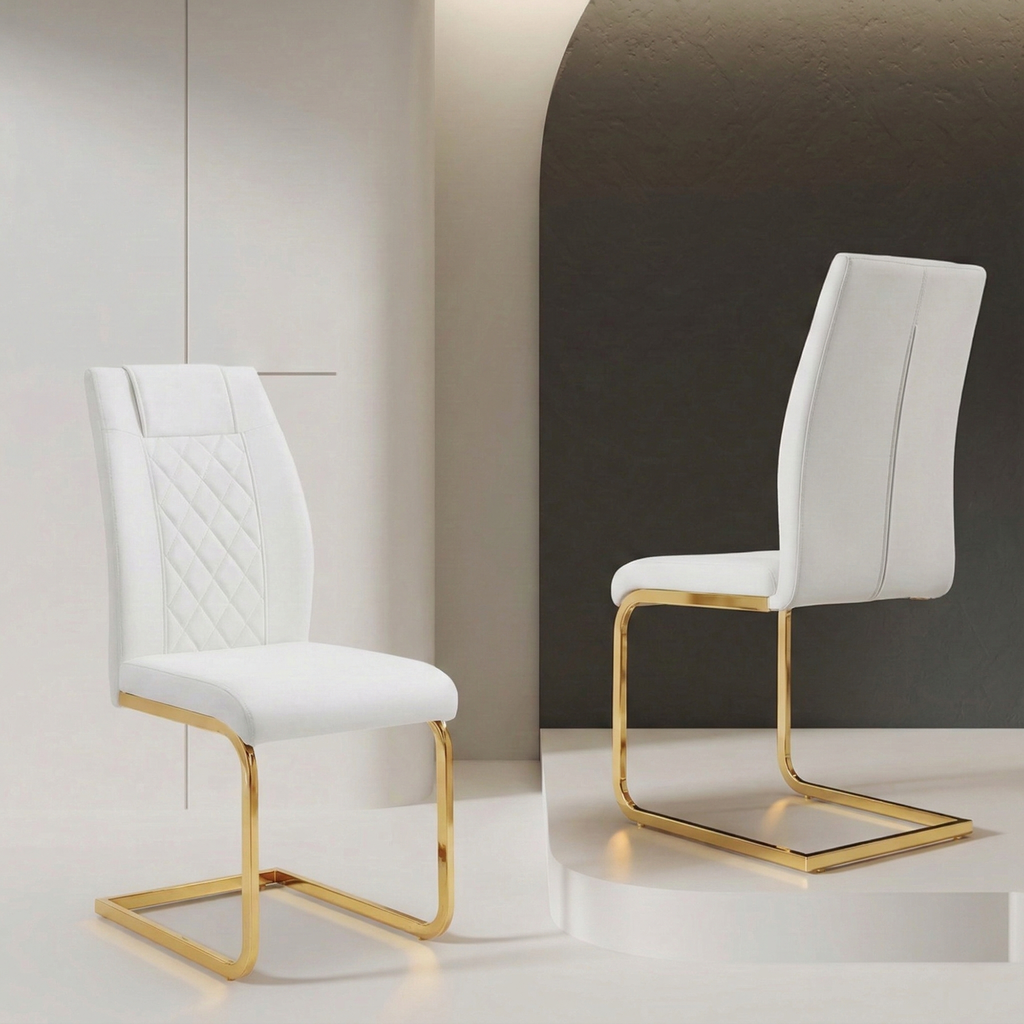 High-Back Dining Chairs Set of 4